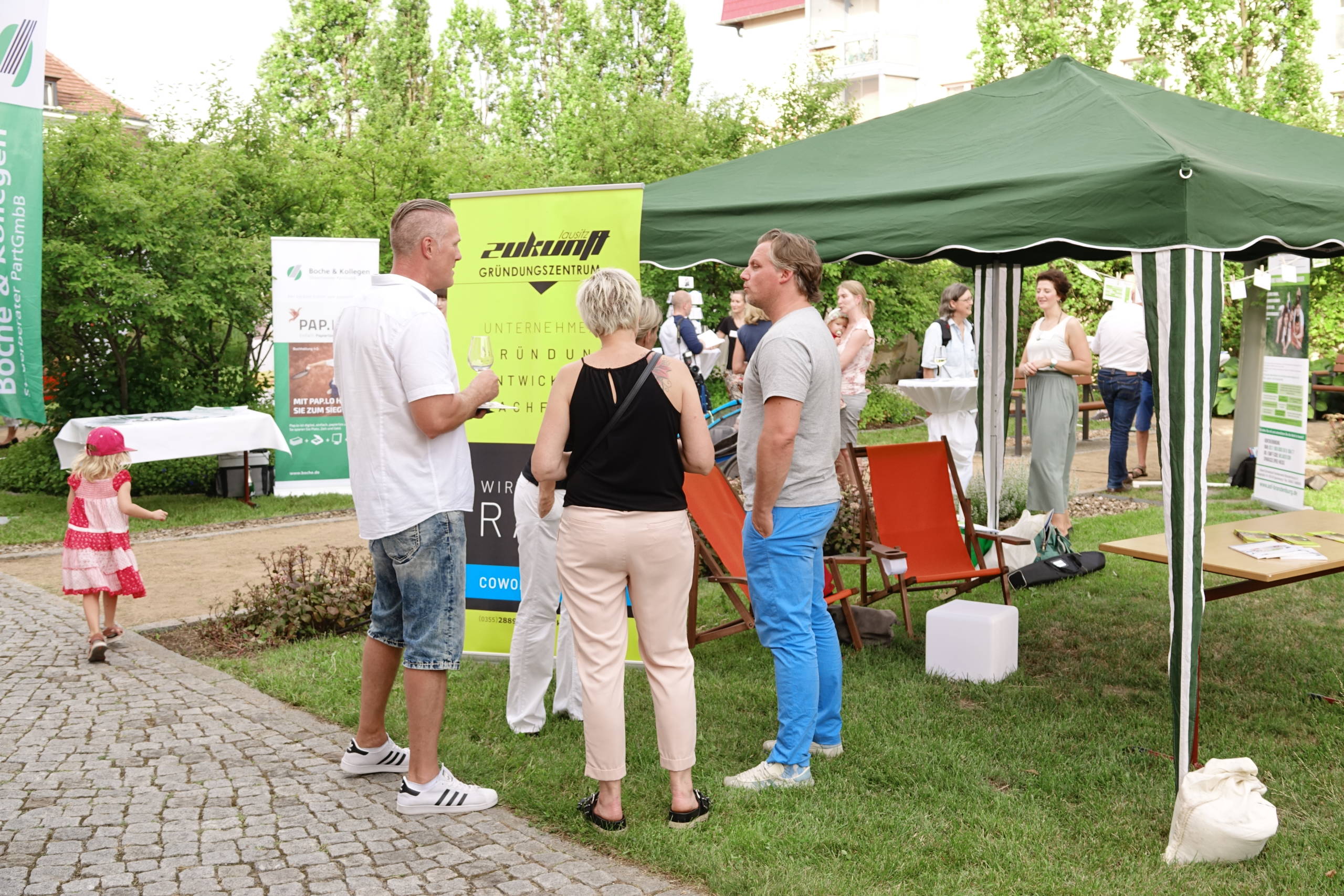 Sommerfest im Bürgergarten im Jahr 2019