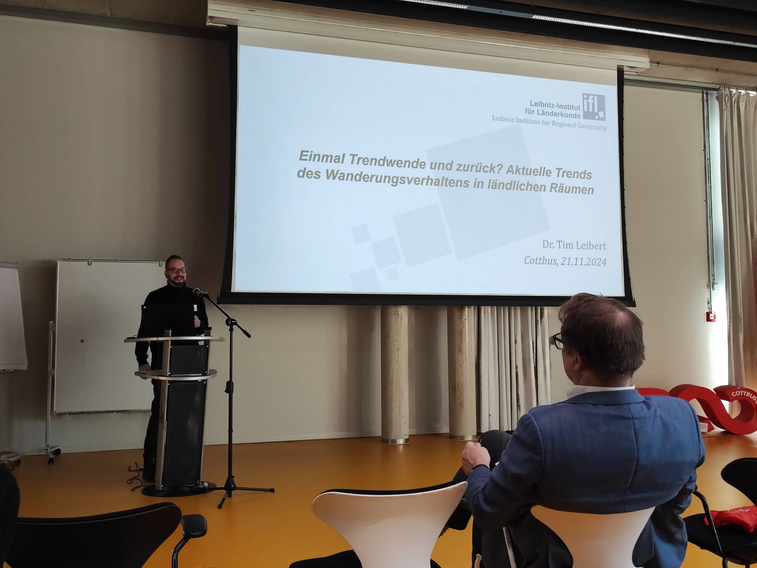 DVS-Veranstaltung im Startblock B2 in Cottbus