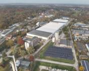 Luftbildaufnahme von Kronospan in Spremberg