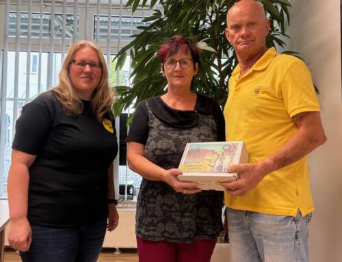 150. Willkommensbox an Paar in Spremberg übergeben