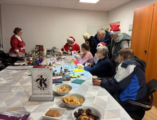 Gemütliche X-Mas-Runde mit viel Kreativität