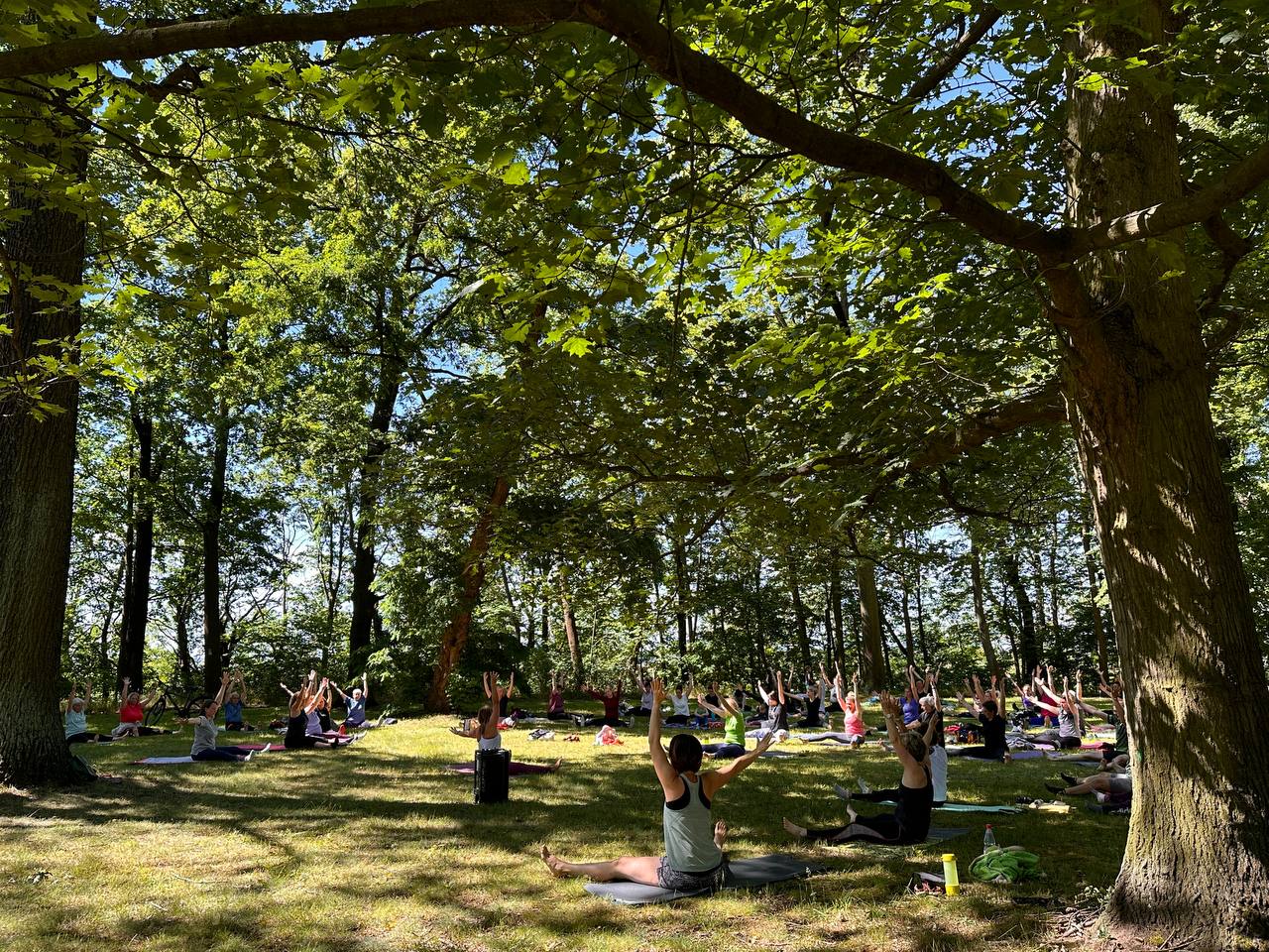 Sport im Spremberger Stadtpark.