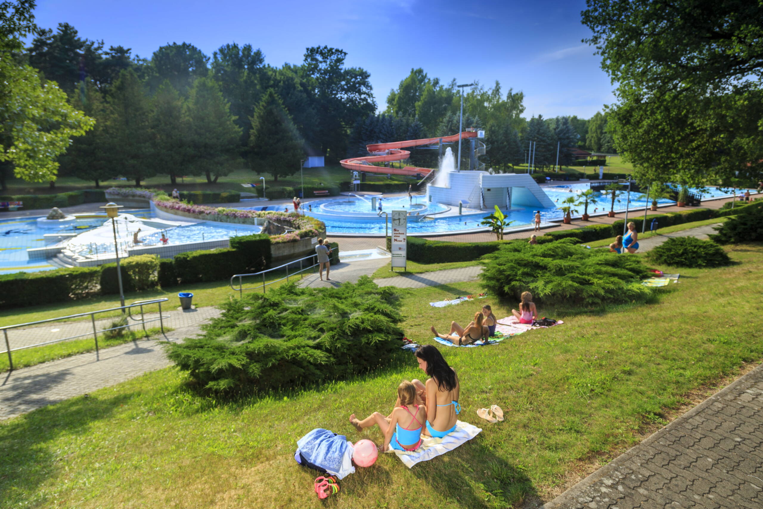 Das Freibad Kochsagrund in Spremberg.