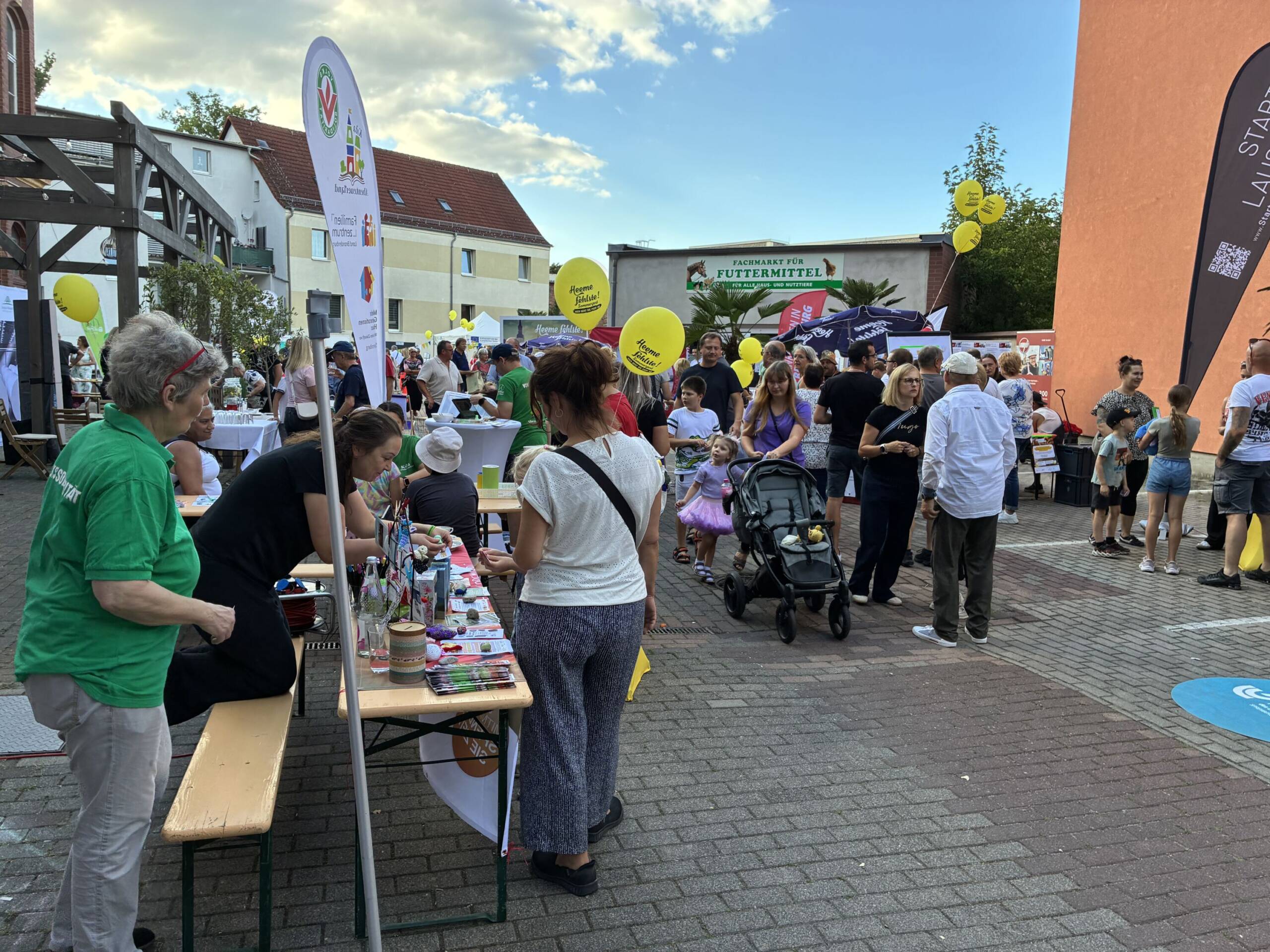 Heeme fehlste Sommerfest 2026 im Hof der historischen Post in Spremberg.