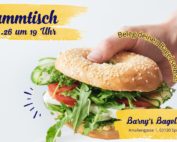 Ankündigung des Heeme fehlste! Stammtischs bei Barny's Bagels und Eis